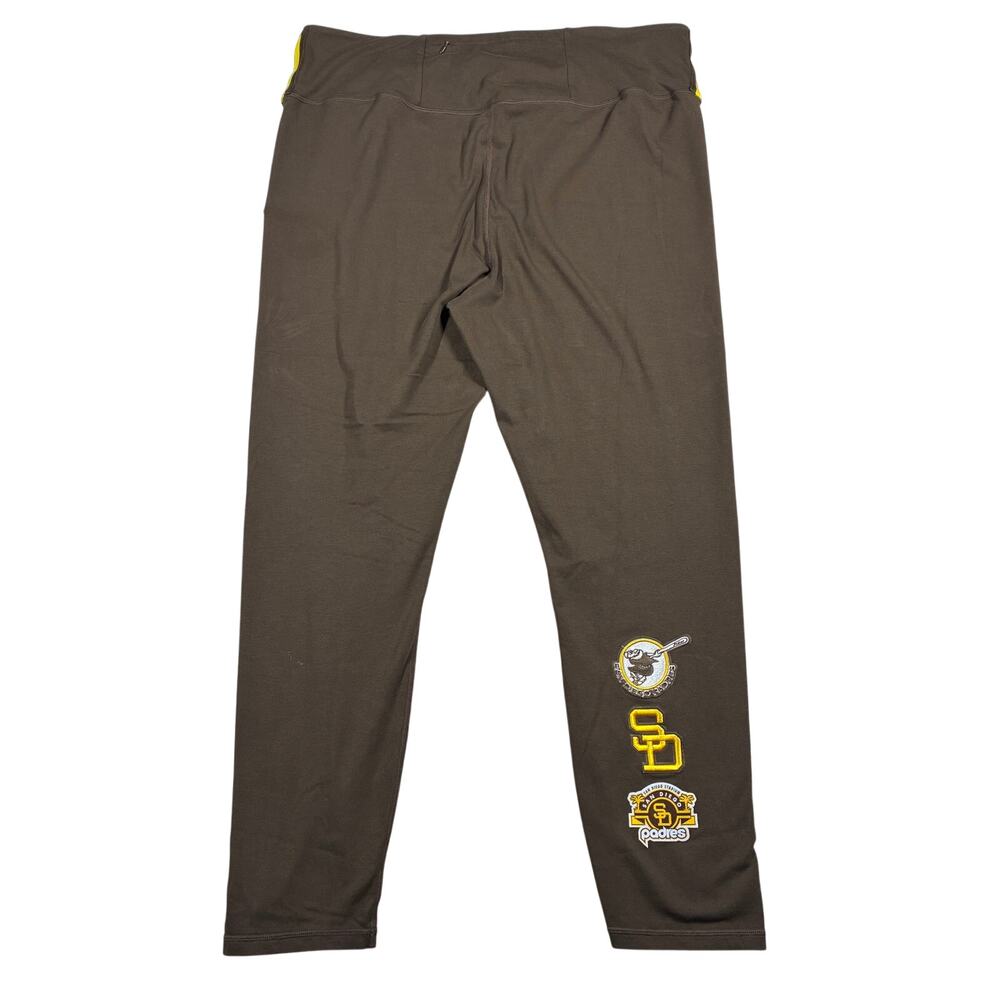Padres Pro Standard Leggings Womens 2XL Brown San Diego Luxury Collection Yoga